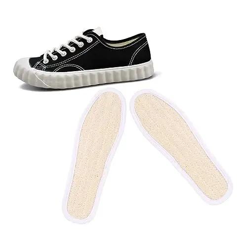 Produktbild: HAWILLOSCH 1 Paar Atmungsaktive Luffa-einlegesohlen – Schuhpolster Einlegesohle Luffa-pad Zur Schweißabsorption Atmungsaktive Einlegesohlen