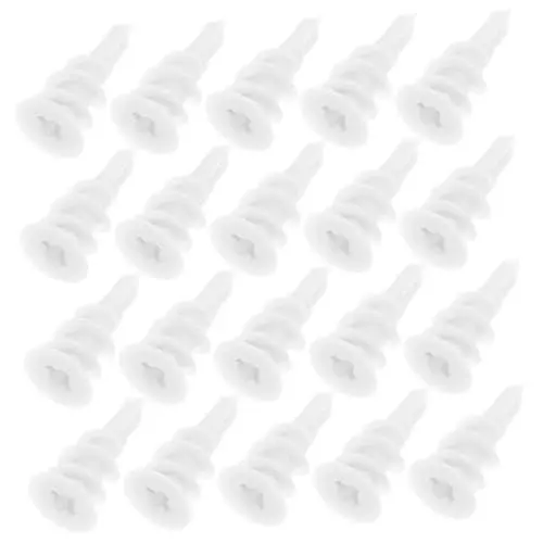Produktbild: HAWILLOSCH 20 Stück Gipskarton Expansionsrohr Trockenbauschrauben Schraube Expansionsrohr Betonwanddübel Expansionswand Selbstbohrende Trockenbaurohre Expansionsrohre Kunststoff