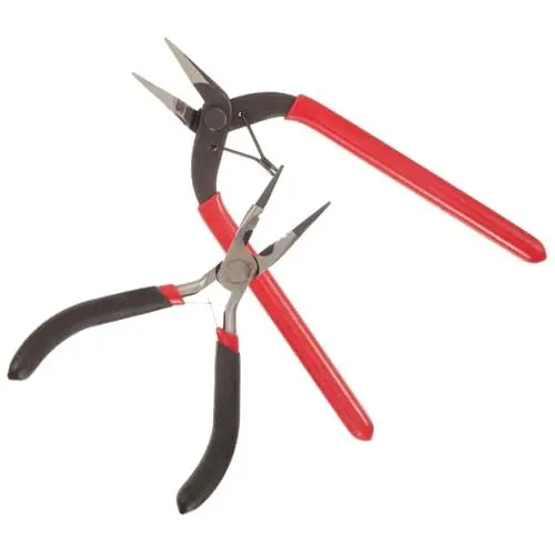 Produktbild: HAWILLOSCH 2stücke Spitzzange Drahtwickelzange Schmuckherstellung Werkzeug Diy Zange Für Schmuckzubehör Und Schmuckherstellung Mit Ergonomischem Griffdesign Und Präzisen Schneiden