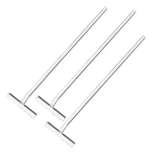 Produktbild: HAWILLOSCH 3St Zellverteiler Glaszelle Glasauftrag Präzise Anwendung mit Glasstreuer Glasstäbchen für Zellkulturen Glasstreuer-Set Laborgeräte Experimentierwerkzeug Laborzubehör Transparent