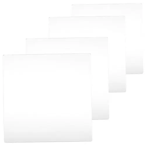 Produktbild: HAWILLOSCH 4 Stück Spiegelfliesen Acryl Reflektierender Spiegel Wandaufkleber Ideal Für Tapetenschutz Und Lichtschalter Spiegelzubehör