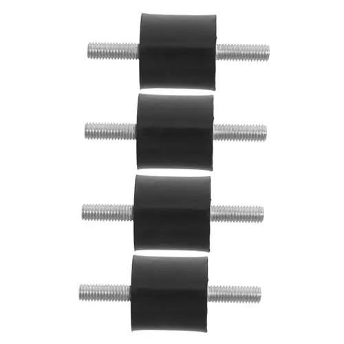 Produktbild: HAWILLOSCH 4 Stück Vibrationsisolator Gummi Vibrationsstoßdämpfer Schock Vibrationsdämpfer Gummiisolator Halterungen Isolieren Werkzeuge Gummiisolatoren