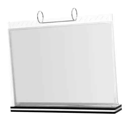 Produktbild: HAWILLOSCH Stabiler Und Gut Lesbarer Menüständer Horizontaler -display-schildhalter-sockel Für Restaurant-menühalter Für Restaurant-tischdisplayständer