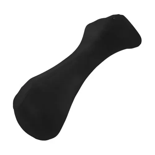 Produktbild: HAWILLOSCH Auto Kissen Lordosenstützkissen Lordosenstütze Rückenstütze Für Stuhl Gaming-Stuhl-rückenstütze Stuhlkissen Zur Unterstützung des Rückens Couchkissen Unterstützung Black Maskentuch