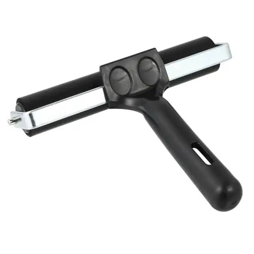 Produktbild: HAWILLOSCH Druckwalze Kfz-Werkzeuge Tintenapplikator für Ölgemälde Tapetenkleister Klebeauftragswalze bastel Materialien handwerkzeug Rollenbrayer Roller Brayer Tintenapplikator Gummi Black