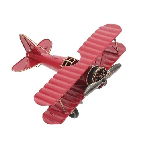 Produktbild: HAWILLOSCH Retro Flugzeug Vintage Für Tischdekoration Handgefertigtes Wohnaccessoire Für Und Büro