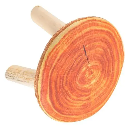 Produktbild: HAWILLOSCH Kleine Bank runder Hocker Stühle niedriger hocker für Kinder kleine Hocker zur Dekoration Mini-Hocker kinderhocker kinderstuhl fußlehne Holzhocker Stool Holzstuhl Sitzhocker Schaum