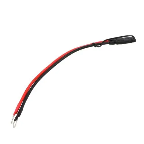 Produktbild: HAWILLOSCH Motorradbatterie Ladekabel Sae Zu Ring Terminal Kabelbaum Ladeanschluss Für Auto Und Autobatterie Booster Kabel 12V 1 Stück