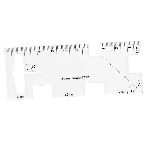 Produktbild: HAWILLOSCH Patchwork-Lineal ruler messwerkzeug Handarbeits-Hilfsmittel Schneidelineal Quilling-Werkzeug Schneiderlineal, Messlineal Lineal zur Herstellung von Kleidern Lineal