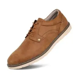 Produktbild: Hawkwell Herren-Oxford-Schuhe in Übergröße, leger, bequem, Business-Sneaker, Braun, PU, ​​EU 48