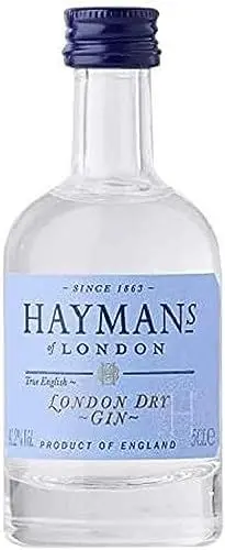 Produktbild: Hayman's London Dry Gin 41,2% Vol. | TRUE ENGLISH GIN | Hayman's of London | Tradition seit 150 Jahren | Mini | In liebevoller Handarbeit distilliert | Tasting | Geschenkkorbidee | 50ml