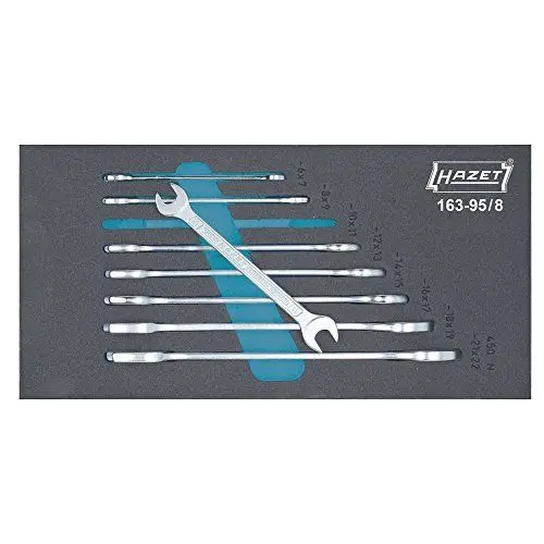 Produktbild: Hazet 163-95/8 Doppel-MaulSchlüssel-Satz