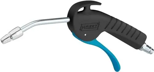 Produktbild: HAZET Druckluftpistole 9040P-4 I extreme Blaskraft I passend zum schnellen Entfernen von Spähnen oder anderen Fremdkörpern an schwer zugänglichen Stellen