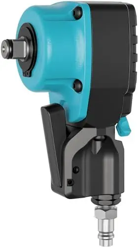 Produktbild: Hazet Faust-Schlagschrauber 9012PTT I Max. Lösemoment 550 Nm, Vierkantantrieb 12,5 mm (1/2 Zoll) I Hochleistungs-Doppelhammer-Schlagwerk- kompakt und leicht mit Twin-Turbo Technologie