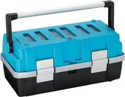 Produktbild: HAZET Kunststoff-Werkzeugkasten 190L-2 I leer I 26,4 x 22,8 x 47,4 cm I robuster Werkzeugkasten für Handwerker und Hobbyschrauber