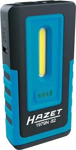 Produktbild: Hazet LED Pocket-Light 1979N-82 I 180 Grad verstellbare, kompakte Werkstatt-Lampe mit hoher Leuchtleistung, stufenlos dimmbar, integrierte Haltemagneten zur Befestigung