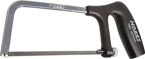 Produktbild: HAZET Metall-Säge 1981 I Säge-blatt aus chromlegiertem Werkzeug-Stahl mit Glasfaser verstärktem Kunststoffgriff, für Sägeblätter: 150 mm, Zähne/ Inch: 32, Made in Germany