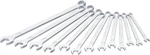 Produktbild: HAZET Ring-Maulschlüssel-Satz 600N/21 I 21 Werkzeuge, Abtrieb: Außen Doppel-Sechskant, Schlüsselweite: 6-34 mm, schlanker Ringschlüssel-Schaft mit extra stabilem Doppel T-Profil