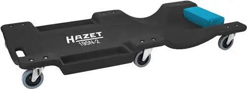 Produktbild: Hazet Rollbrett 195N-2, bequemes Arbeiten unter dem Fahrzeug, mit 6 Rollen, tief für Bewegungsfreiheit, hochfester Kunststoff, bis 150 kg belastbar