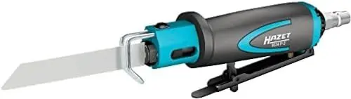 Produktbild: HAZET Stichsäge 9034P-2 I inklusive 3 Sägeblätter, 1 Reziprok-Sägeblatt, 5 Feilen und 1 Innensechskant-Schlüssel I handliches Gerät, passend für kleine Sägeradien