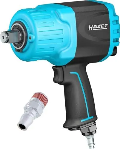 Produktbild: HAZET Twin Turbo Schlagschrauber 9013TT I Lösemoment max. 4100 Nm, Abtrieb: Vierkant 20 mm (3/4 Zoll) I HAZET Twin Turbo Technologie – hohe Drehmomente bei kompakter Bauweise