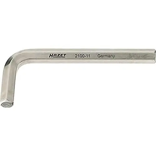 Produktbild: HAZET Winkelschraubendreher 2100-14, Schlüsselweite: 14 mm | Oberfläche: vernickelt, Abtrieb: Innen Sechskant Profil | besonders geeignet für schwer zugängliche Verschraubungen