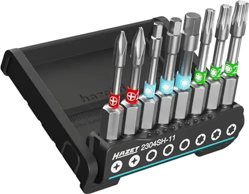 Produktbild: HAZET - Smart Holder 2304SH-11 I Praktischer Werkzeughalter 8– teilig I Abtrieb: 6,3 (1/4 Zoll) I Aufbewahrung von Metallteilen, Ordnung am Arbeitsplatz, Sicherheit I Made in Germany