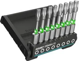 Produktbild: HAZET - Smart Holder 2304SH-13 I Praktischer Werkzeughalter 8 – teilig I Abtrieb: 6,3 (1/4 Zoll) I Ergänzung zum Werkzeugkoffer, Organisation, sorgt für mehr Sicherheit I Made in Germany