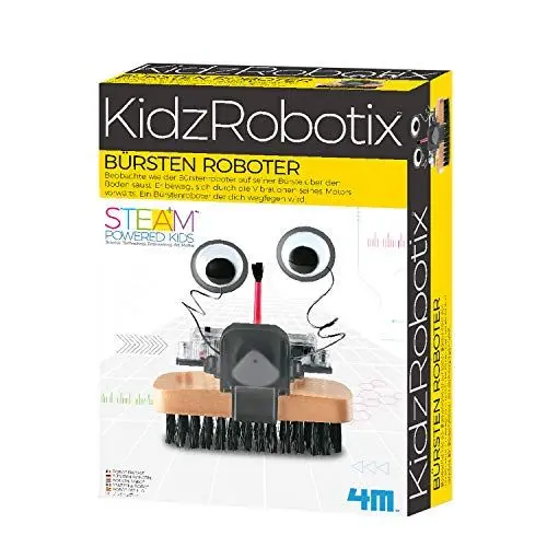 Produktbild: Fun Mechanics Bausatz Bürstenroboter - Physik mit Spaßfaktor - 4M - DIY Roboterbausatz für Kinder - Inklusive Anleitung - Ab 8 Jahren