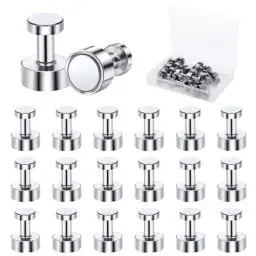 Produktbild: Hcunbsu 20 Stück Magnete Stark, 12 x 16 mm Neodym Magnete Extra Stark, Magnete für Magnettafel, Pinnwand Magnet, Kegelmagnete, für Kühlschrank, Whiteboard, Postkarte, Foto