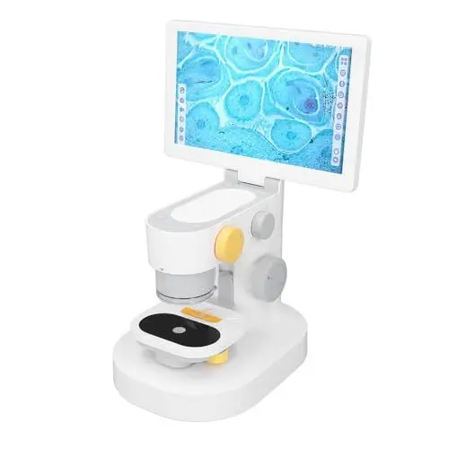 Produktbild: HD 1080P Intelligentes Biologisches Mikroskop, 9-Zoll-Display, Klarere Bildgebung, XY-bewegliche Plattform für Mehrfachbeobachtung