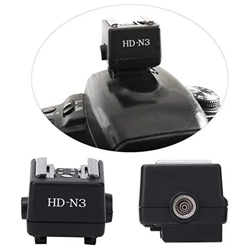 Produktbild: Blitzschuh-Halterung, Kaltschuh-Adapter, Blitzschuh-Telefonhalterung HD N3 Schwarz mit Geringem Gewicht für Videokamera