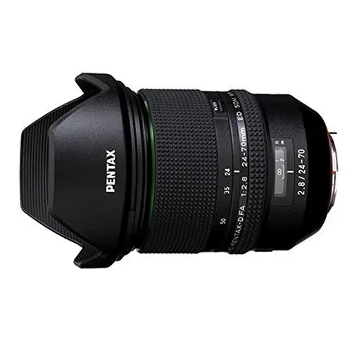 Produktbild: HD PENTAX-D FA 24-70 mm F2.8ED SDM WR Hochleistungs-Standardzoomobjektiv 24 mm Ultraweitwinkel Wetterbeständige Konstruktion Außergewöhnliche Abbildungsleistung ED-Glas Asphärisches Objektiv