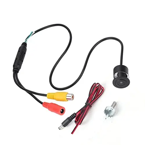 Produktbild: HD -Überwachungskamera ， DIY 170 ° Weitwinkel-Kabel-wasserdichte ， IR-Nachtsicht-Farb-CCTV-CCD- ， Langlebige und Kompakte Überwachungskamera für Autos