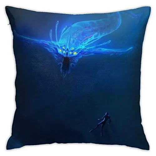 Produktbild: Hdadwy Subnautica Leviathan Home Dekorative Kissenbezüge für Sofa Couch Kissen Kissenbezüge 18x18 Zoll
