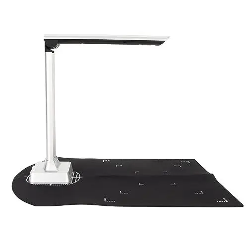 Produktbild: HD-Dokumentenscanner, 12 MP, OCR-Funktion, Tragbarer USB-Buchscanner mit Automatischer Korrektur, LED-Licht, Texterkennungsfunktion, Projektion und Videoaufzeichnung, für