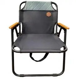 Produktbild: hdg Campingstuhl Klappstuhl bis 150 kg Stabiler Anglerstuhl platzsparende Campingstühle für Wohnmobil tragbar klappbar Camping Stuhl Gartenmöbel Camping Chair James