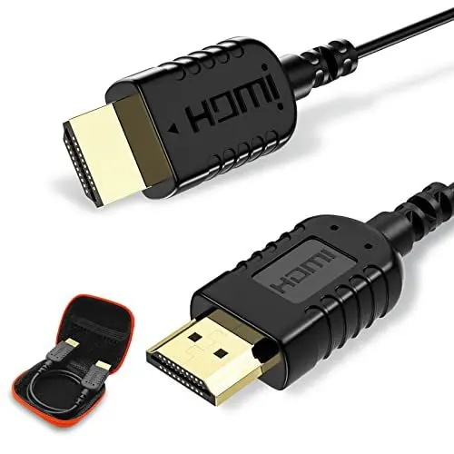 Produktbild: HDMI Kabel 8K Ultra HDTV, High Speed HDMI 2.1 Kabel 48Gbps 8K@60Hz & 4K@120Hz/144Hz RTX 3080 DSC, Dünnes HDMI Cable für Xbox X/S,PS4,PS5,Soundbar,Apple TV,Blu-ray Player,Computer,Monitor, 1M