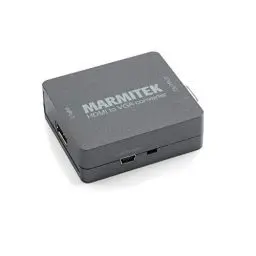 Produktbild: HDMI zu VGA Adapter - Marmitek Connect HV15 - HDMI auf VGA und Audio Konverter - 3,5 mm Audio-Anschluß - Full HD - 1080P - Keine Software notwendig - Schiesse Ihre Laptop auf einen Alten Beamer an