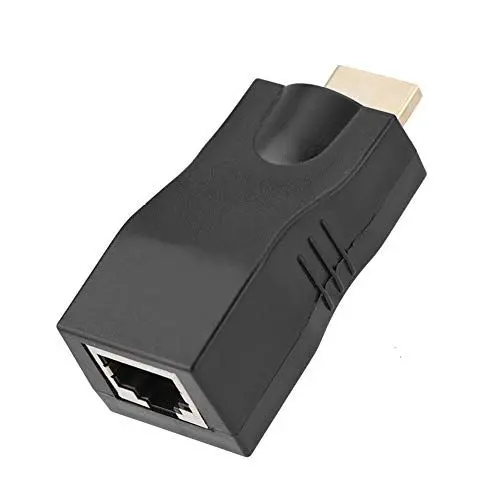 Produktbild: Dioche HDMI Extender RJ45, 1080P 2X HDMI 30m Zu RJ45 Netzwerk Kabel Extender Konverter Repeater Über CAT‑5e CAT6