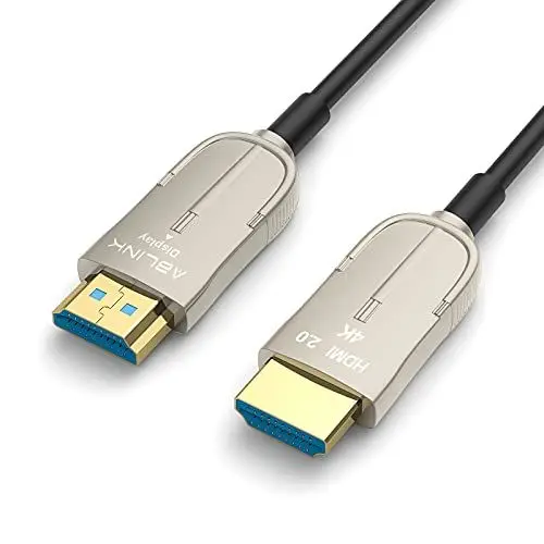 Produktbild: 30m HDMI Glasfaserkabel HDMI Kabel 4K @ 60Hz und 18Gbps Pro Series unterstützt HDR10 ARC HDCP2.2, kompatibel mit PS4, Xbox, Laptop, Apple TV, QLED, Roku, Projektor, CL3 Wand