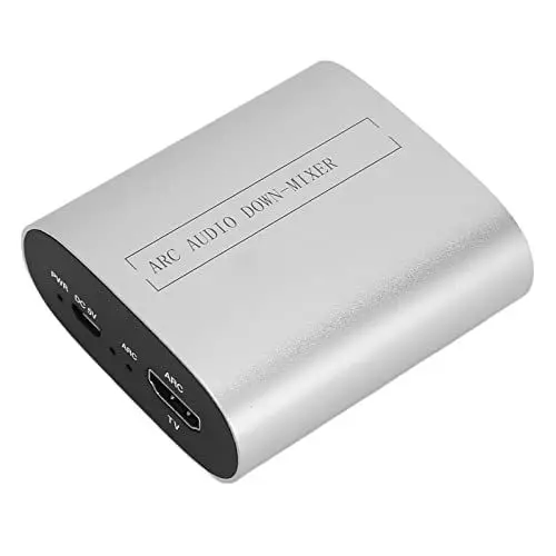 Produktbild: HD-Multimedia-Schnittstellenmischer, Unterstützt PCM 2.0, Stereo-Ausgang aus Aluminiumlegierung, 3,5-mm-Kopfhörer-Soundmischer, Lautstärke Steuerbar