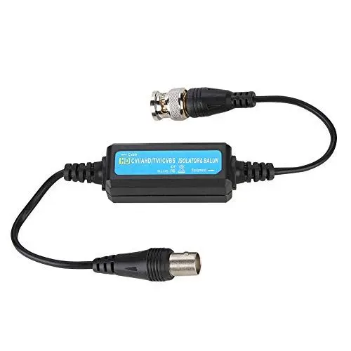 Produktbild: HD-TVI/CVI/AHd CVBS Ground Loop Isolator Video Balun Koaxial BNC Stecker auf Buchse, Video Balun Koaxial BNC Stecker auf Buchse für Kamera