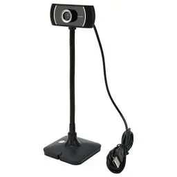 Produktbild: HD-Webcam, USB-Webkamera mit Manuellem Fokus und Mikrofon, USB-Webcam für Desktop-Laptops, für Videoanrufe, Aufzeichnung von Konferenzen