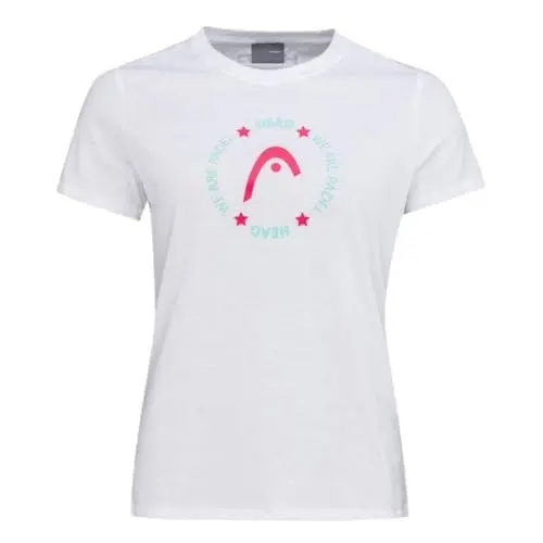 Produktbild: HEAD Damen Button T-shirt Women Tennisbekleidung, Weiß, XS EU