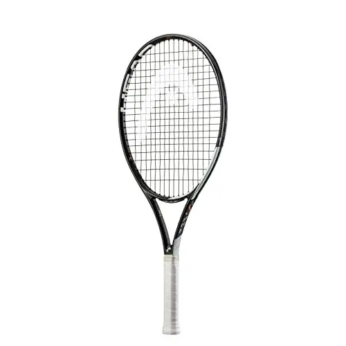 Produktbild: HEAD Speed Jr. 25 Tennisschläger, Schwarz/Weiß, Griffstärke 07, 8-10 Jahre