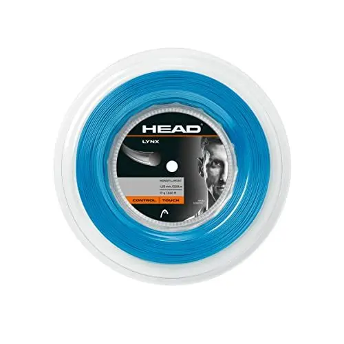 Produktbild: HEAD Unisex-Adult Lynx Rolle Tennis-Saite, Blau, 1.20 mm / 18 g