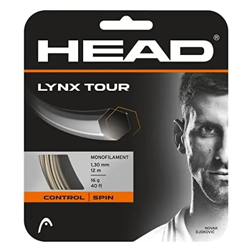 Produktbild: HEAD Unisex-Adult Lynx Tour Tennis-Saite, Champagne, 1.20 mm / 18 g