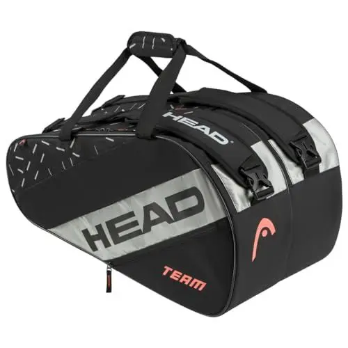 Produktbild: HEAD Unisex-Adult Team Padel Bag L Padeltasche, Schwarz/Ceramic, L