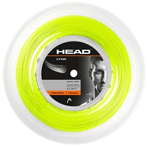Produktbild: HEAD Unisex-Erwachsene Lynx Rolle Tennis-Saite, Yellow, 17